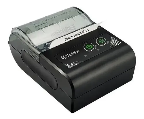 MPrinter XPJ-58 mini impressora portátil preto de