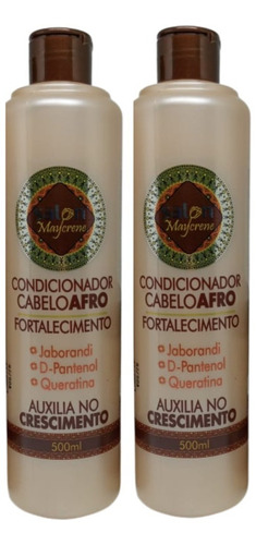 Kit Tratamento Cabelos Afro Salon Maycrene 6x500ml