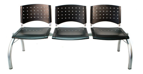 Imagen 1 de 6 de Sillas Tandem X3 Salas De Espera Consultorios Metalizado 