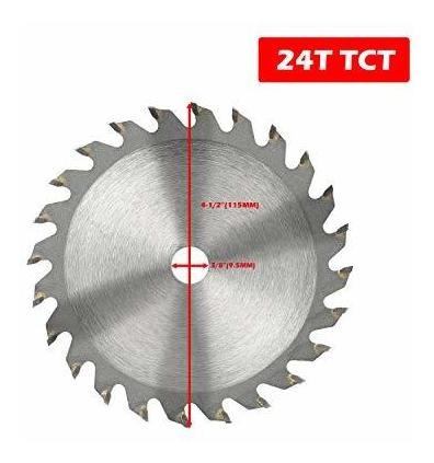 Pro Juego 4 Cuchilla Sierra Circular 60t Hss Metal 24t