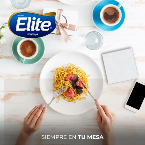 Imagen 3 de 4 de Servilletas Elite Pack Cocktail 400 Un