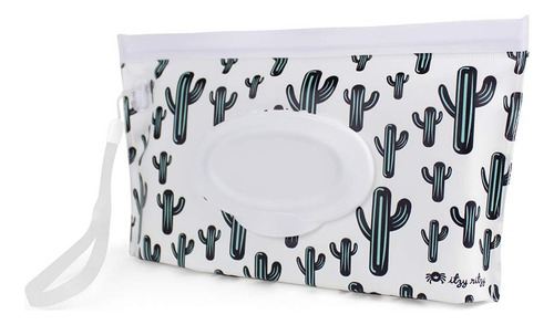 Estuche Para Toallitas De Viaje Reutilizable Cactus