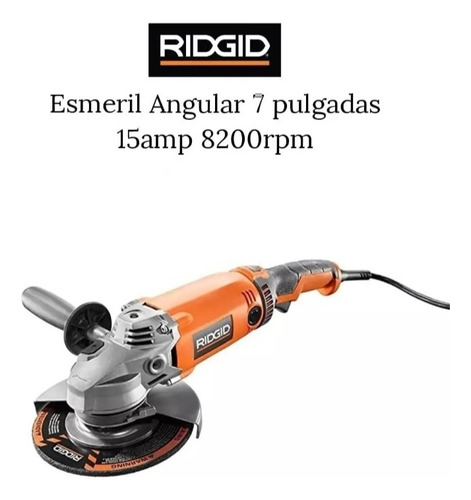 Esmeril Ridgid 7 Pulgadas (nuevo)