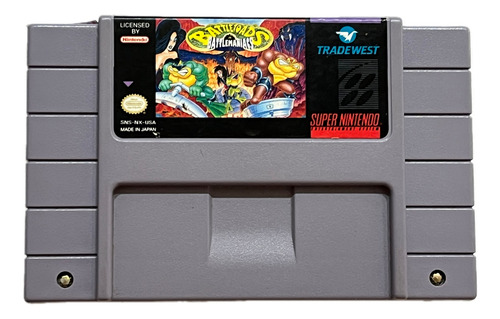 Battletoads Battlemaniacs Original Snes Super Nintendo 828