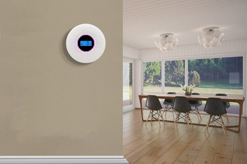 Detector Combinado De Humo Y Monóxido De Carbono Con Pantall