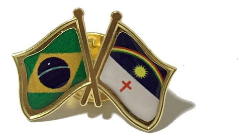 Pin Da Bandeira Do Brasil X Pernambuco