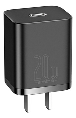 Baseus Super Si Quick Charger 20w Color Negro