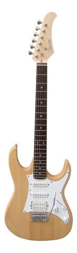 Guitarra elétrica Thomaz TEG-310 stratocaster de  madeira maciça natural com diapasão de pau-rosa
