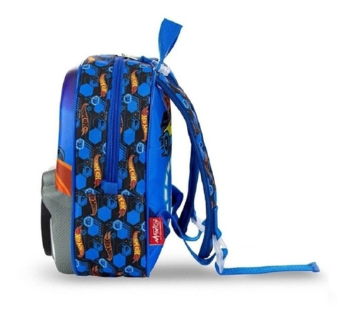 Imagem 8 de 9 de Kit Mochila Hotwheels Bone Shaker Impermeável Com Lancheira