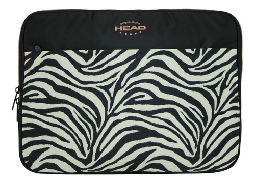 Funda Computador Zip 14 Zebra Beige Head