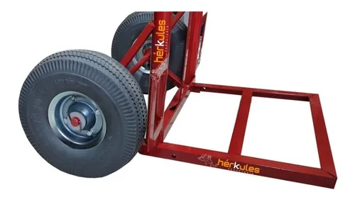 Carretilla Zorra De Carga 300kg Llanta Inflable 10''pulgadas
