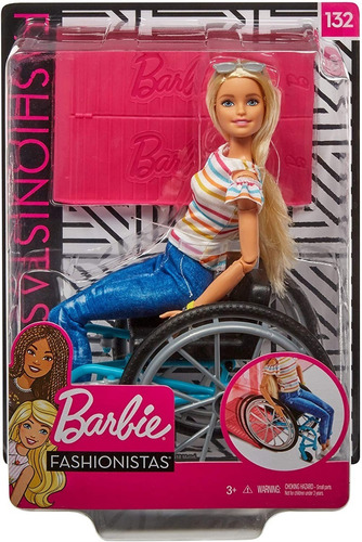 Barbie Fashionista Silla De Ruedas Original Toy Doll