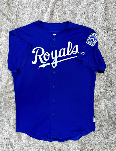 Jersey Azul Coolbase Majestic Mlb Royals Talla M #10