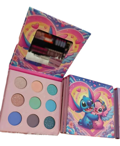 Paleta De Sombra Stitch E Angel 9 Cores Sombra Variada