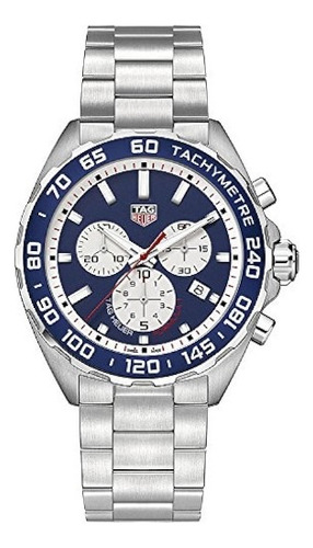 Relógio Tag Heuer F1 Red Bull Special Edition Caz1018 43mm Prateado Azul Azul (Usado)