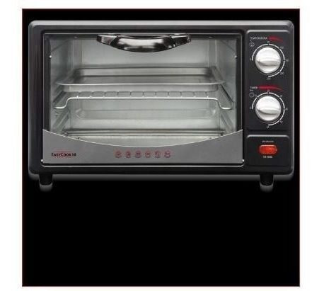 Imagen 2 de 8 de Horno Electrico He-16 Negro 16 Lts 1200w Sindelen - Iken