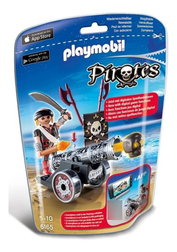  Playmobil 6165 Cañon Negro Interactivo Pirata Bunny Toys