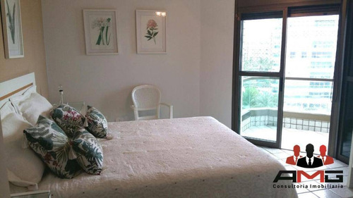 Apartamento Com 4 Dormitórios À Venda, 235 M² Por R$ 5.350.000,00 - Riviera - Módulo 6 - Bertioga/sp - Ap2830