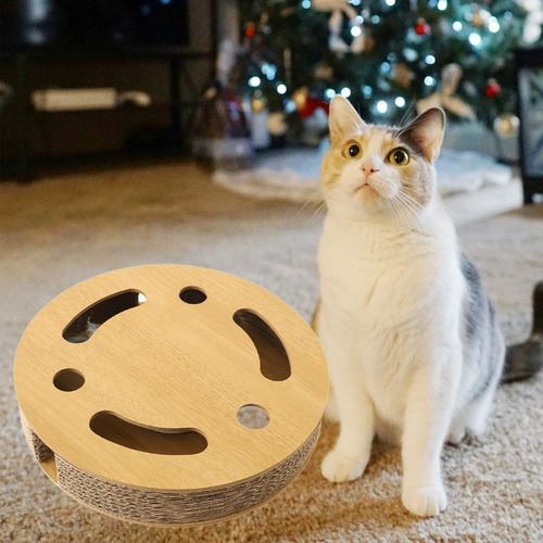 Cc Gato Pega Mouse'' Scratcher Board Cat Puzzle Scratcher