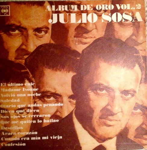 Vinilo De Julio Sosa -album De Oro Vol 2