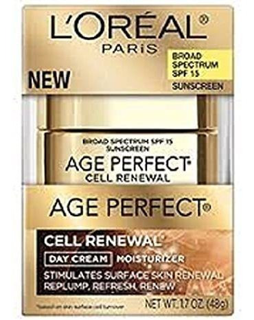 Loreal Age Perfect Cell Renovación Crema De Día Con Spf, 1.7