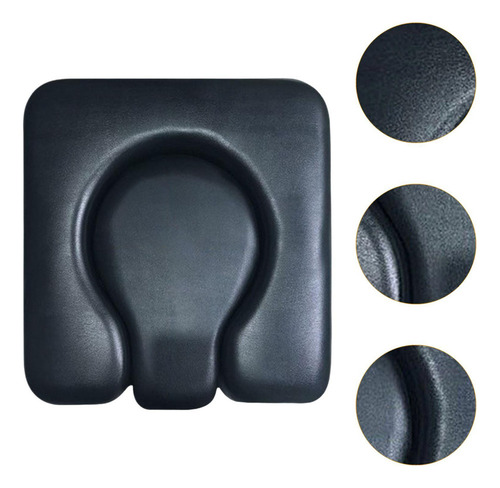 Comfortable 4cm Thick Black Toilet Seat Cushion
