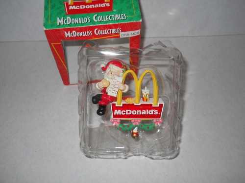 Ornamento Navideño Santa Claus En Mcdonalds Trevco (Usado)