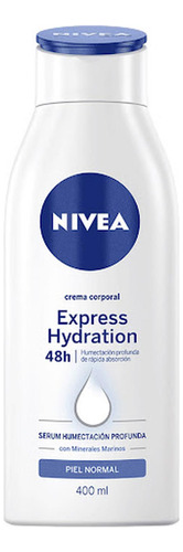 Crema Nivea Corporal Hidratación Express X 400 Ml