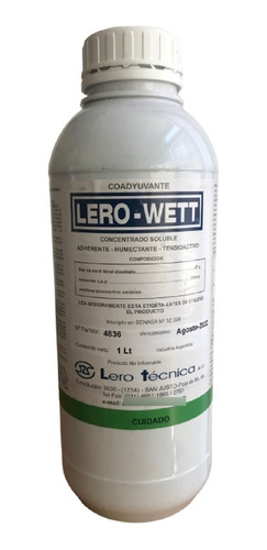 Coadyuvante Lero-wett X 1litro 