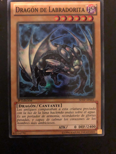 Yugioh! Dragón De Labradorita Shsp-sp001