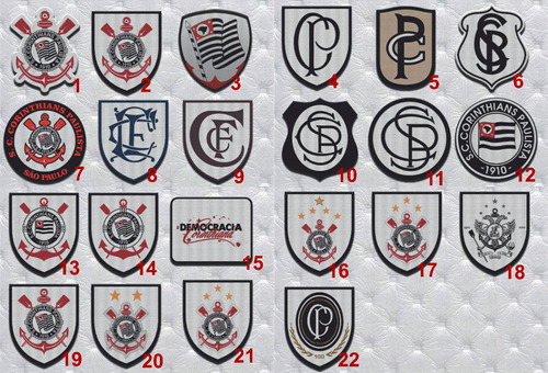 Parche Termoadhesivo Escudo 7,5 Cm Corinthians Brasil