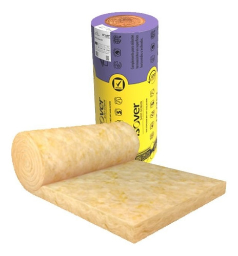 Rollo Lana Vidrio Isover 50mm Fieltro Liviano 21,6m2