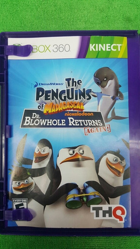 The Penguins Of Madagascar Dr Blowhole Returns Xbox 360 Fisi (Usado)