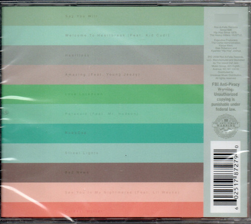 Kanye West 808s & Heartbreak Cd - Eminem Dr Dre Snoop Dogg