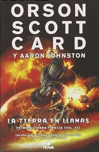 La Tierra En Llamas Juego De Ender Orson Scott Card En Papel