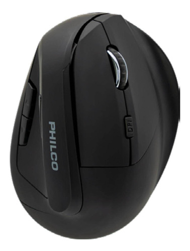 Mouse Vertical Inalámbrico Recargable Philco Pro Spk7346 Color Negro