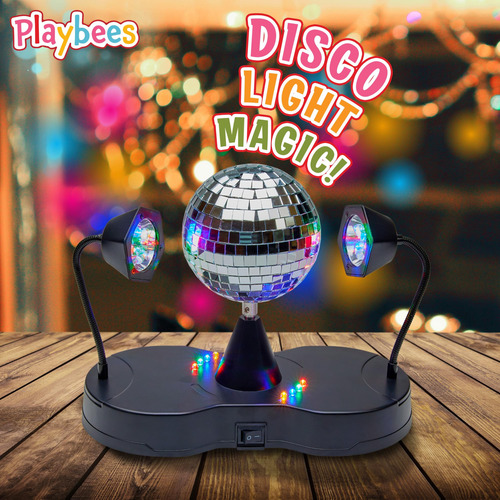Bola De Discoteca Giratoria Con Luces Estroboscópicas Para F