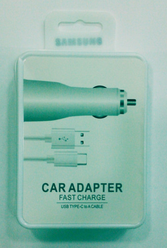 Cargador Carro + Cable Tipo C 1mt Samsung Original Tienda