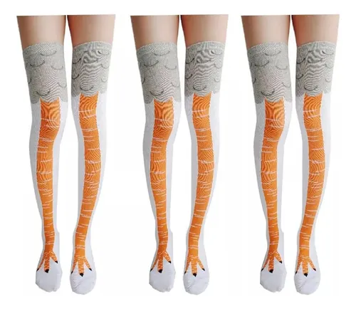 Anan 3 Pares Calcetas De Patas De Pollo Calcetas Cetas De