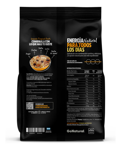 Granola Tropical Fruits 290g