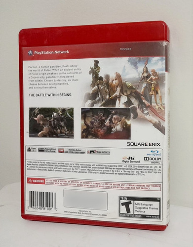 Jogo Final Fantasy Xiii Ps3 Midia Fisica (Usado)