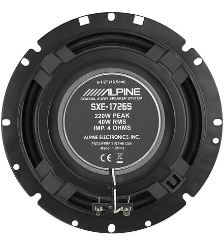 Imagen 9 de 9 de Nuevas Bocinas Alpine 6.5 Altavoces Coaxiales 2 Vías