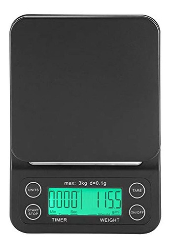 3kg / 0.1g Lcd Electronico Cocina Digital Balanza De Alimen