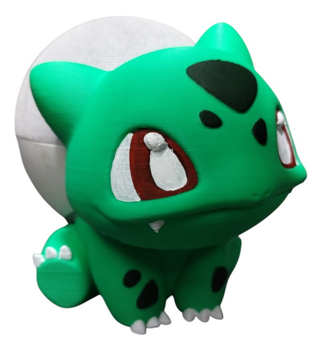 Soporte Alexa Echo Dot 4ta/5ta Generación Bulbasaur Verde
