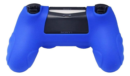 Ps4 Funda Expert Silicona Playstation 4 + 8 Grips Color Azul