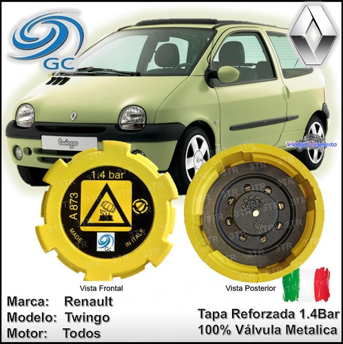 Tapa Envase Deposito Agua Rad Renault Twingo Reforzada 1.4b