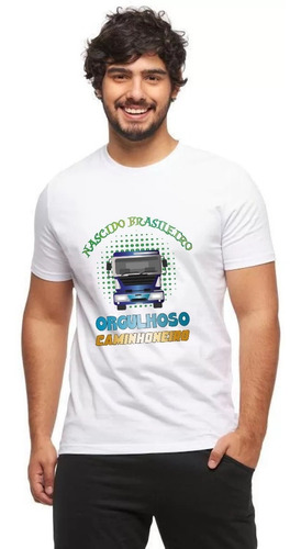 Imagem 4 de 6 de Camiseta Para Caminhoneiro - Orgulhoso Caminhoneiro