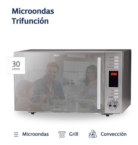 Imagen 4 de 7 de BGH Quick Chef B330DSS9 - Silver - 220V
