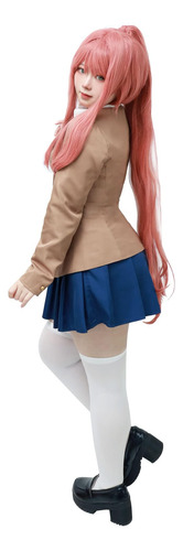 C-zofek Doki Monika, Disfraz De Cosplay, Uniforme Escolar De