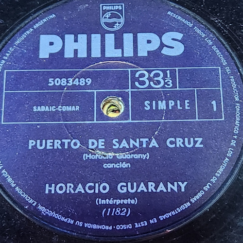 Simple Horacio Guarany 1182 Philips C3